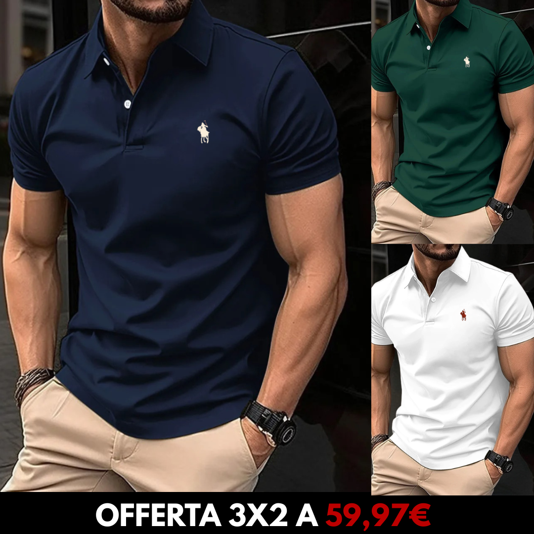 Maglia Polo Club - 100% cotone rasatello